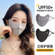 型公館防曬口罩女夏季防曬面罩遮陽(yáng)護臉?lè )雷贤饩€(xiàn)護眼角冰絲高顏值3d立體