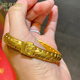 花草蒙拾黃金三馬鞭足金999.9手鏈男女款黃金馬鞭手鏈時(shí)尚大氣金馬鞭鏈 黃金手鏈約52.28g 16.5cm