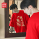 名創(chuàng  )優(yōu)品（MINISO）純棉短袖男女高考t恤中考加油好運紅色滿(mǎn)分半袖夏畢業(yè)班服文化衫  紅色(大錦鯉必勝) XL 180(體重140-160斤左右)
