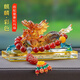 赤槿高級(jí)感麒麟汽車(chē)擺件車(chē)載車(chē)內(nèi)飾品貔貅車(chē)上中控臺(tái)裝飾用品香水座 琉璃麒麟【彩色+貔貅紅瑪瑙】
