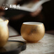 泰禧閣鎏金浮雕龍鳳禪定茶杯主人杯個(gè)人專用送長(zhǎng)輩領(lǐng)導(dǎo)父親生日禮物 鎏金浮雕丨龍行大運(yùn)-禪定杯 200mL以下