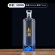 神瓶八玻（SPBB）高端酒瓶透明空酒瓶無鉛透明玻璃瓶各種裝白酒瓶高檔空瓶密封酒罐 藍色火山一只空瓶珍藏標 500ml