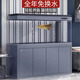 閩江（minjiang）大型魚(yú)缸客廳家用水族箱底過(guò)濾輕奢辦公室超白玻璃免換水落地魚(yú)缸 紳士灰 長(cháng)120.7寬38.7高153【豪華大禮包】