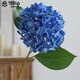 黛莉森仿真花假花高檔3D大繡球擺設客廳電視柜餐桌花落地裝飾品花卉擺件 深藍