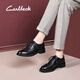 Carl Beck品牌英倫風(fēng)布洛克小皮鞋女2025春秋款雕花系帶復(fù)古軟皮單鞋樂福鞋 黑色 37