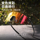 CAPONI變色騎行近視眼鏡男女太陽鏡日夜兩用戶外運(yùn)動(dòng)墨鏡防紫外線配度數(shù) 黑框-騎行-高清炫彩片（變色）