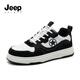 JEEP SPIRIT吉普男鞋復古潮流百搭板鞋男低幫運動(dòng)休閑鞋男 2054 石墨黑 42