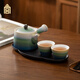 故宮文化 印象·千里江山茶具套裝 茶具整套故宮博物院文創(chuàng)禮品生日禮物 禮盒裝5件套