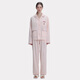 TEENIE WEENIE小熊睡衣女款春夏季2025新款舒適休閑開(kāi)衫棉翻領(lǐng)甜美家居服套裝 珍珠粉 S