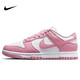 耐克NIKE女休閑板鞋 DUNK 運動鞋DD1873-112粉37.5