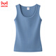 貓人（MiiOW）純棉吊帶小背心女士西裝內搭運動(dòng)外穿工字無(wú)袖大碼打底衫上衣春季 霧霾藍 M (85-95斤)