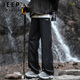JEEP SPIRIT吉普褲子男春夏季沖鋒褲男士工裝休閑褲男寬松直筒潮流男褲