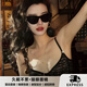 WEEKEND OXYGEN意大利貓眼墨鏡女高級(jí)感顯臉小奢侈品眼鏡防曬防紫外線太陽眼鏡 曜石黑【高清防紫外線】
