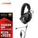 V-MODA M-200-BK 高解析電音DJ耳機(jī) Hi-Res認(rèn)證錄音專業(yè)監(jiān)聽頭戴式有線耳機(jī) 耳機(jī)(黑色)+BoomPro耳麥(黑色)