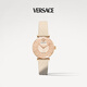 范思哲（VERSACE）手表女高奢時尚希臘回紋設計小牛皮石英女士手表/七夕禮物送女友 VE1CA0323 【2+2四年聯(lián)保】