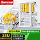 安普康（AMPCOM）電話水晶頭4芯 電信工程級(jí)6P4C語音電話線連接頭高品質(zhì)RJ11鍍金15U電話機(jī)接插頭100個(gè)AMCAT34100