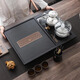 合成烏金石茶盤家用茶臺(tái)燒水壺一體辦公室全自動(dòng)套裝一體石茶盤 60*45長(zhǎng)+底部上水玻璃爐（一體）