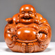 花梨木雕刻彌勒佛風(fēng)水?dāng)[件實木大肚坐笑佛一團和氣客廳裝飾送禮工 花梨精雕坐笑佛高8cm
