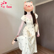 CTOX法式碎花泡泡袖連衣裙子女夏季2025年新款小眾氛圍感氣質(zhì)絕美長(zhǎng)裙 【米白色】 L 100-120斤