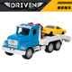 DRIVEN BY BATTAT工程車(chē)模型系列 仿真聲效消防車(chē)挖掘機男孩玩具 小小拖車(chē)