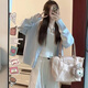 納琳雅Nalinya慵懶風(fēng)穿搭鹽系小香風(fēng)開衫毛衣女2025春針織衫外套+背心裙 開衫+吊帶+闊腿褲 S