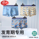 浪莎青少年內(nèi)褲中大童學(xué)生棉質(zhì)兒童內(nèi)褲10-18歲胖童男孩親膚四角短褲 活力少年 3條 175 -XL-建議體重100-120斤