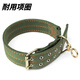 漣木大型犬狗項圈狗圈頸圈中大型犬金毛狗繩狗鏈子牽引繩 軍綠色 L-大型