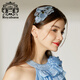 Royal sasa七夕禮物奢華重工蝴蝶發(fā)箍鋯石合金發(fā)飾盤(pán)發(fā)手工氣質(zhì)優(yōu)雅頭飾女