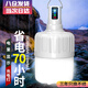 暗月夜市擺攤地?cái)倯敉釲ED充電燈泡應(yīng)急家用工地照明超亮帳篷掛露營(yíng)燈 G10爆亮300000W電量顯示9-25小時(shí)