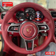 KIDDYEARS適用保時(shí)捷卡宴 帕拉梅拉方向盤(pán)Panamera Macan718 911改裝碳纖維 KY1