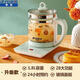 半球養生壺家用1.8L多功能大容量煎藥壺全自動(dòng)辦公室燒水煮花茶器 綠色加厚玻璃養生壺【無(wú)網(wǎng)】 1.8L