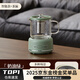 德國原裝品質迷你養(yǎng)生壺0膠水小型辦公室家用多功能全玻璃女士一人養(yǎng)生杯 0.7L 奶油綠【智能款】+304濾網