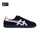 Onitsuka Tiger鬼塚虎春季新款女款復古德訓鞋 運動休閑鞋女鞋 TOKUTEN 1183C254 黑色/粉紅色 38