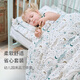 nest designs嬰兒被子幼兒園三件套六件套春秋蓋毯蓋被幼兒園午睡被四季被床笠 幼兒園六件套-初雪