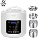 愛(ài)德316L不銹鋼內(nèi)膽0涂層6L雙膽5L電壓力鍋全自動(dòng)智能預(yù)約蒸煮電高壓鍋電飯煲多功能無(wú)涂層家用大容量 6L(超厚316L不銹鋼雙膽+蒸籠+蒸盤(pán)) 6L