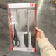 雙立人刀具3件套廚房菜刀剪刀套裝刀中片刀德國家用 60°以下 180mm x 134mm