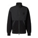 雨果博斯（HUGO BOSS）男士LOGO徽標(biāo)拉鏈夾克外套 黑色 50519194 001 XL