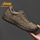 Jeep吉普男鞋2025秋冬季新款休閑鞋戶外防滑徒步登山鞋軟底運(yùn)動(dòng)鞋子男 卡其 40