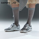 DAPHNE LAB七夕禮物 方糖德訓(xùn)鞋 新款復(fù)古百搭運(yùn)動休閑鞋平底阿甘鞋宋茜同款 銀色【口碑種草】 37