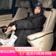 斐莉玥新國(guó)標(biāo)長(zhǎng)款羽絨服女2025年新款冬加厚大碼寬松情侶中戲藝考外套 黑色(普通版本) 3XL 170-185斤