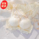 JERRIE MOCK美背內(nèi)衣少女性感蕾絲小胸聚攏顯大側(cè)收副乳防下垂文胸罩套裝 奶白色-單件 80B A/36AB【小胸聚攏1.5CM】