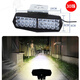 免接線電動車燈超亮led強光大燈兩輪三輪車燈車燈led12V-80V通用 超亮30珠白光30W單燈
