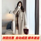 鄂爾草原鄂爾多市羊絨大衣100%羊毛女雙面絨2024年秋冬新款呢外套燕麥色 淺燕麥色 M