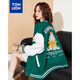 唐獅棒球服春秋裝新款外套女上衣女易穿搭[加菲貓聯(lián)名] 學(xué)院綠一/二批 L