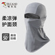 啄木鳥(niǎo)防曬面罩頭套男士全臉薄款戶(hù)外釣魚(yú)騎行護脖遮陽(yáng)外賣(mài)小哥騎行面巾 氣質(zhì)灰