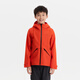 迪卡儂（DECATHLON）兒童沖鋒衣保暖外套男童女童上衣秋戶外防雨透氣夾克MH900 橙紅色-2025年新款 161-172cm14-15歲