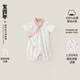 龍喜年【孕媽有禮】滿(mǎn)月女寶寶衣服春夏百天百日宴周歲男爬服連體79.9 淺紫色 國色添香-淡紫 66cm