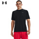 安德瑪安德瑪男子運動(dòng)短袖25新款UA TECH跑步訓練健身舒適速干衣1327965 黑色-001 XL