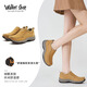 Walker Shop奧卡索女鞋休閑運(yùn)動(dòng)健步鞋女中老年一腳蹬媽媽鞋女鞋V133609土黃