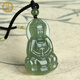 珪寶和田玉觀音吊墜男款玉墜湖水綠保平項(xiàng)鏈菩薩玉石玉器男士掛件